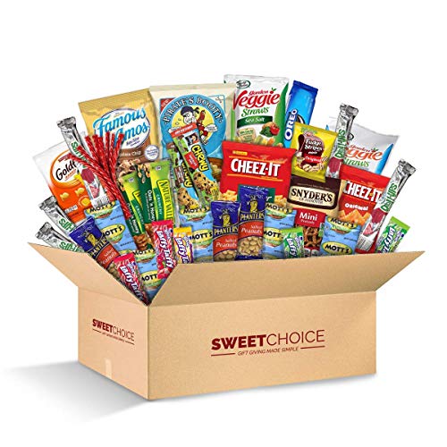 Sweet Choice (40 Count) Ultimate Sampler Mixed Bars, Cookies, Chips ...
