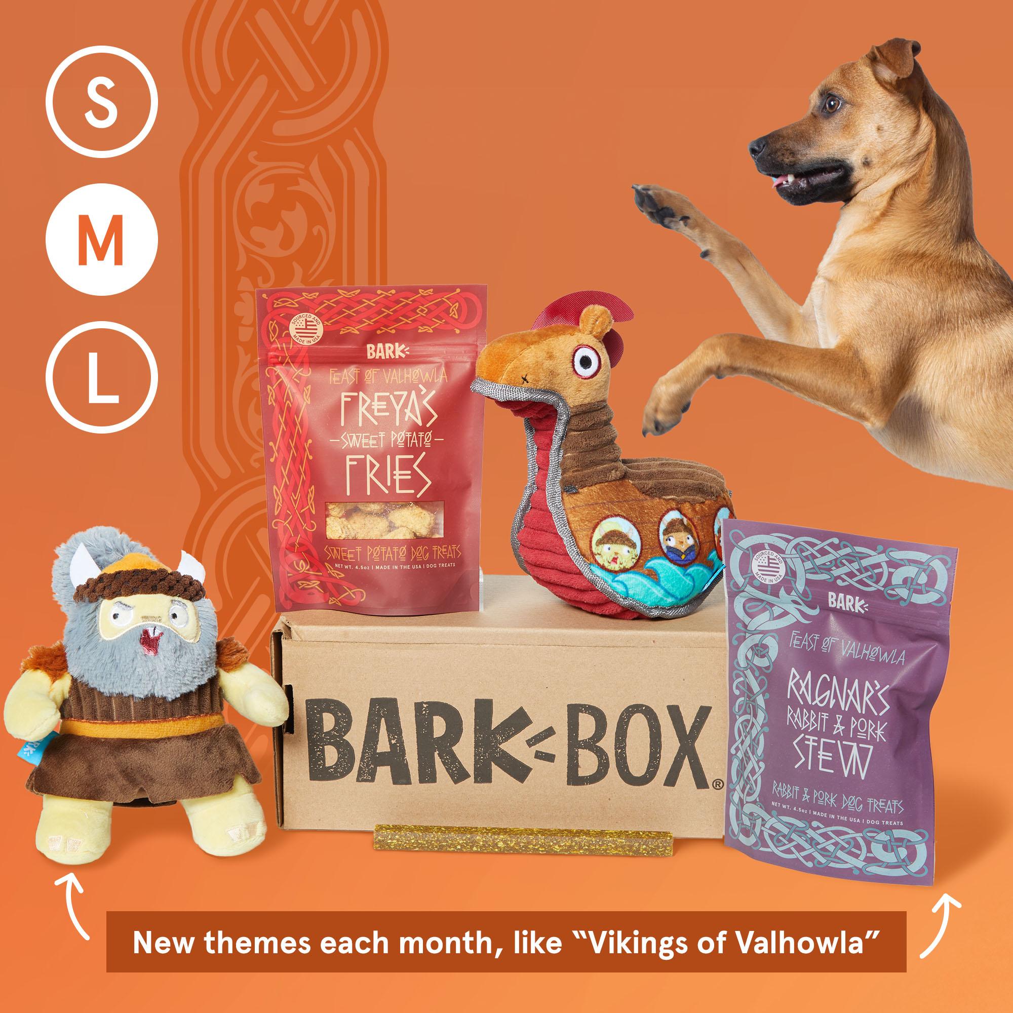 BarkBox Subscription The Best Toys & Treats For Your Dog